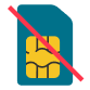No mobile phone misuse icon